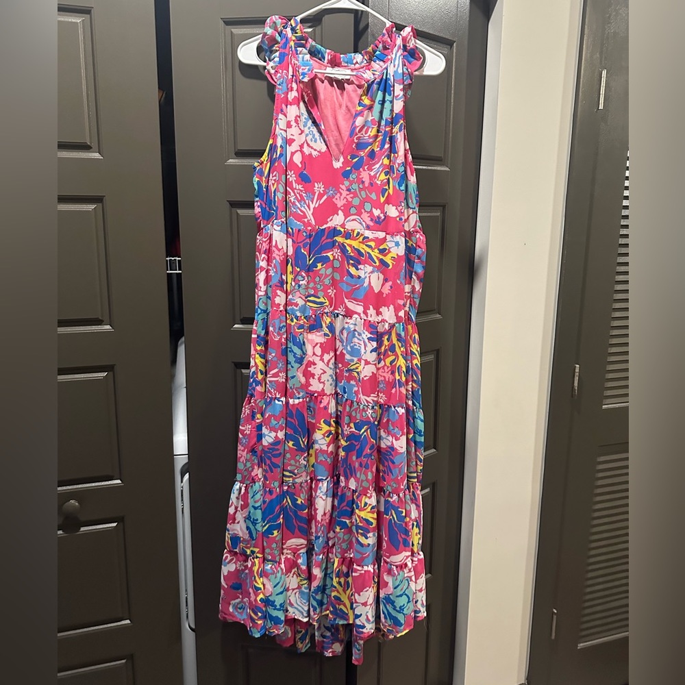 Mudpie Tropical Maxi Dress — Size S